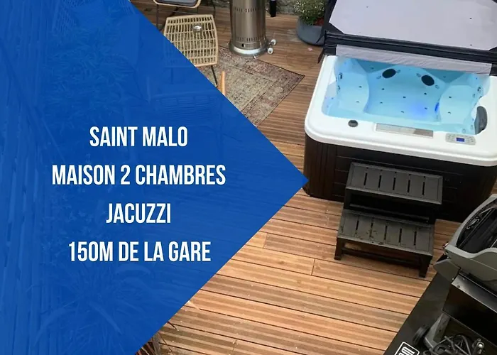 Saint Malo - Jolie Maison Avec Jacuzzi 150M Gare